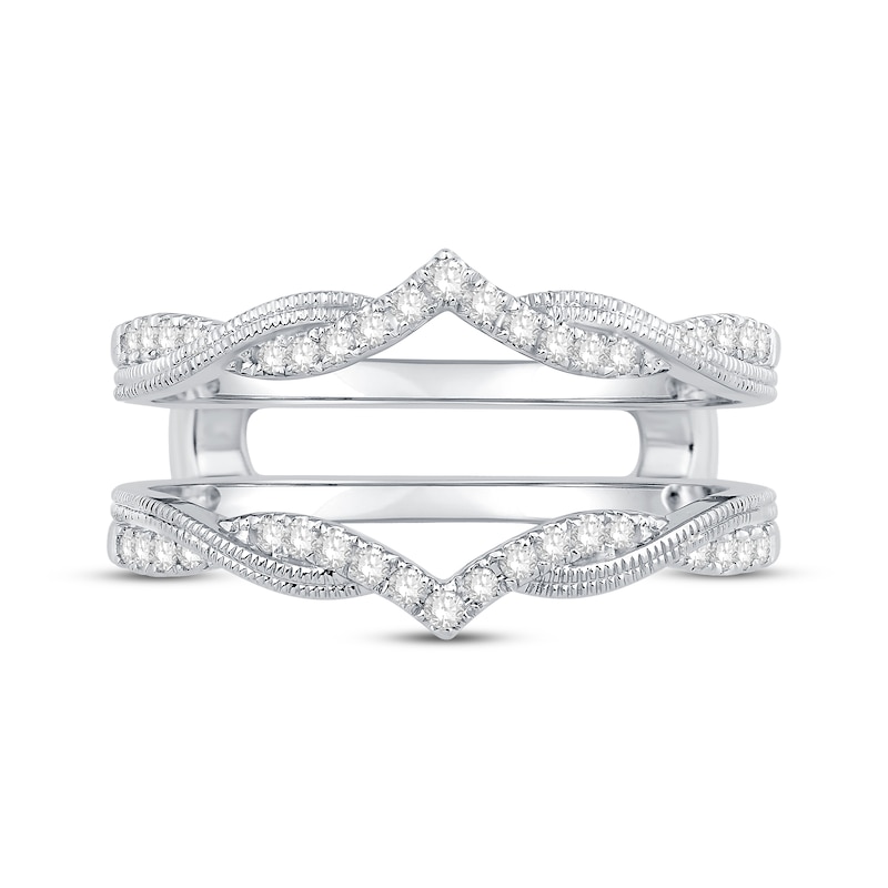 Main Image 3 of Now + Forever Diamond Vintage-Inspired Enhancer Ring 1/4 ct tw 14K White Gold