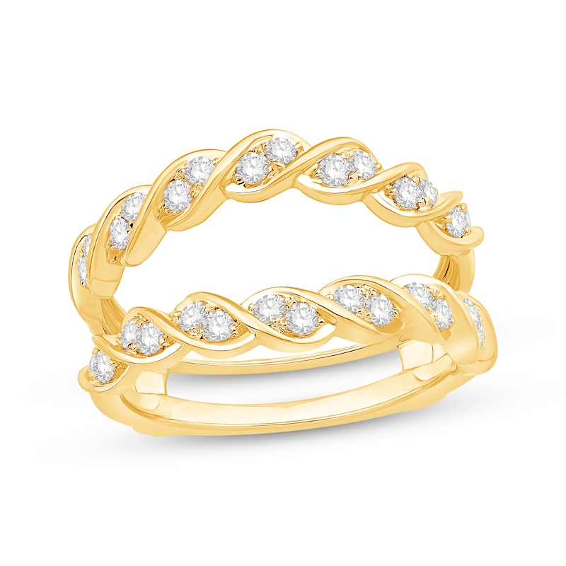 Main Image 1 of Now + Forever Diamond Twist Enhancer Ring 1/2 ct tw 14K Yellow Gold