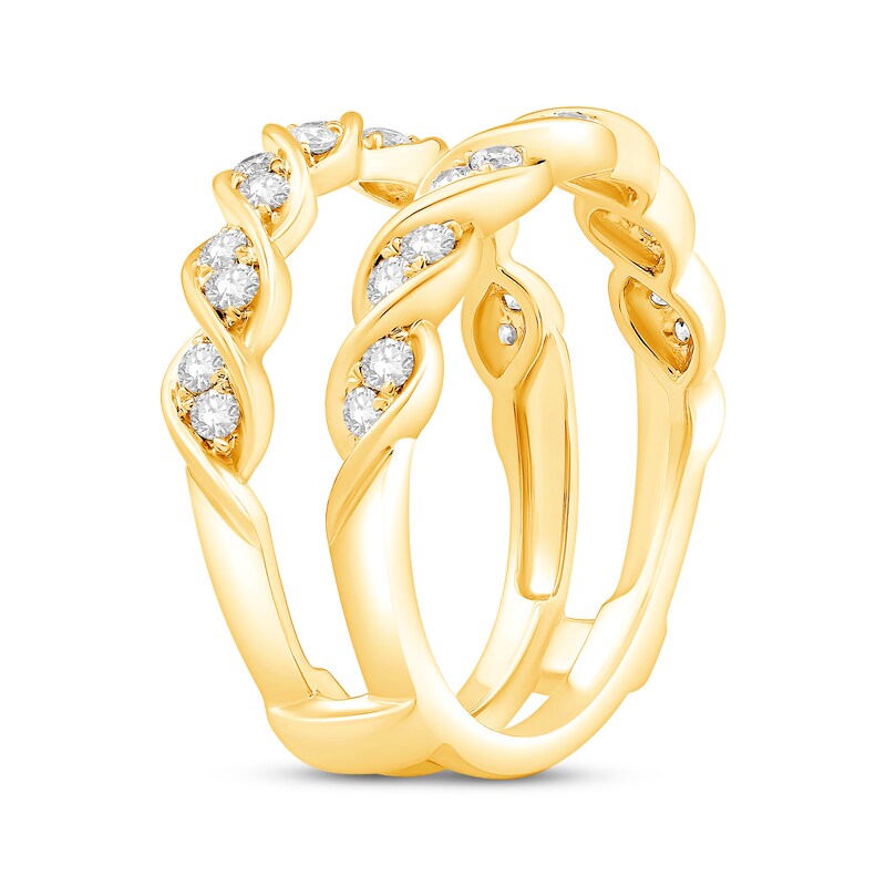 Main Image 2 of Now + Forever Diamond Twist Enhancer Ring 1/2 ct tw 14K Yellow Gold