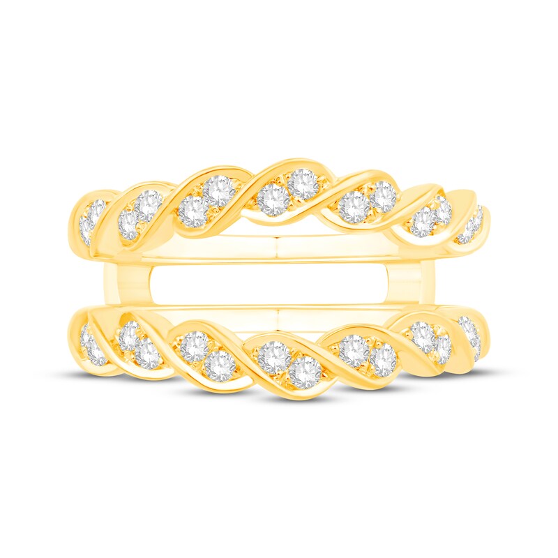 Main Image 3 of Now + Forever Diamond Twist Enhancer Ring 1/2 ct tw 14K Yellow Gold
