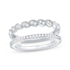 Thumbnail Image 1 of Now + Forever Diamond Enhancer Ring 1/4 ct tw 14K White Gold
