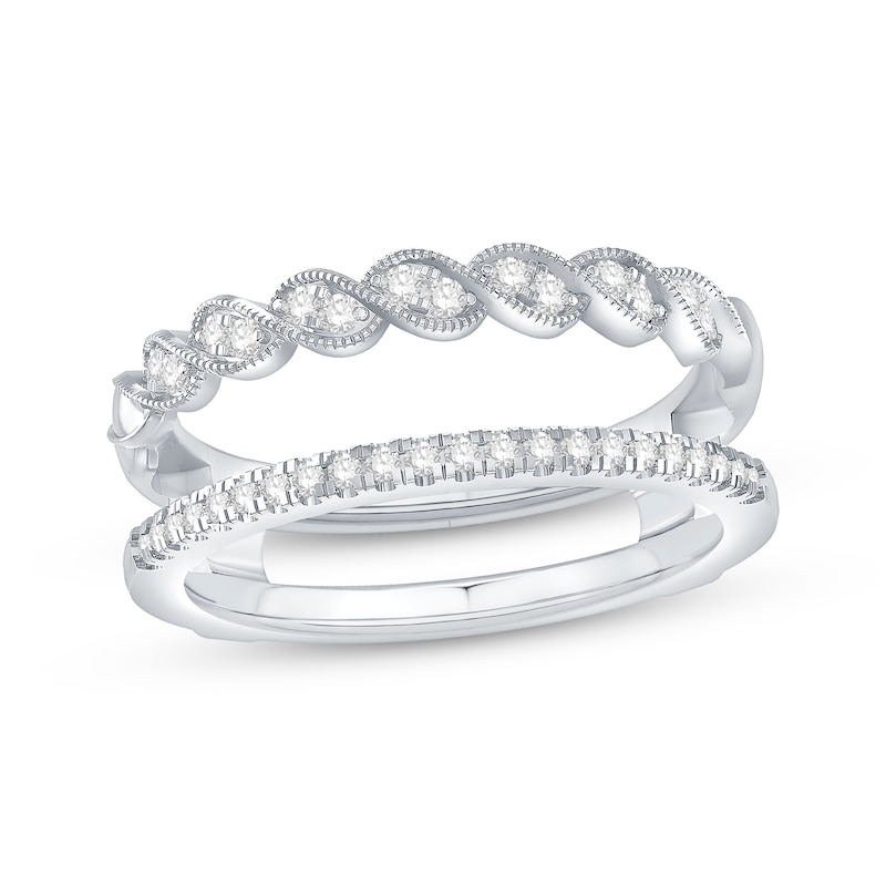 Main Image 1 of Now + Forever Diamond Enhancer Ring 1/4 ct tw 14K White Gold