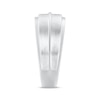 Thumbnail Image 2 of Now + Forever Men’s Square-Cut Diamond Wedding Band 1/10 ct tw 10K White Gold