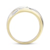 Thumbnail Image 3 of Now + Forever Men’s Diamond Wedding Band 1/4 ct tw 10K Two-Tone Gold