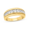Thumbnail Image 1 of Now + Forever Men’s Diamond Wedding Band 1 ct tw 10K Yellow Gold