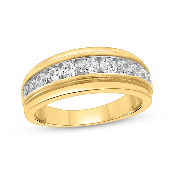 Now + Forever Men’s Diamond Wedding Band 1 ct tw 10K Yellow Gold