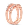 Diamond Vintage-Inspired Enhancer Ring 1/3 ct tw Round-cut 14K Rose Gold