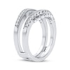 Thumbnail Image 2 of Now + Forever Diamond Vintage-Inspired Enhancer Ring 1/3 ct tw Round-cut 14K White Gold