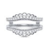 Diamond Vintage-Inspired Enhancer Ring 1/3 ct tw Round-cut 14K White Gold