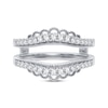 Thumbnail Image 2 of Diamond Vintage-Inspired Enhancer Ring 1/3 ct tw Round-cut 14K White Gold