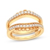 Thumbnail Image 1 of Now + Forever Diamond Vintage-Inspired Enhancer Ring 1/3 ct tw Round-cut 14K Yellow Gold