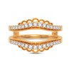 Thumbnail Image 3 of Now + Forever Diamond Vintage-Inspired Enhancer Ring 1/3 ct tw Round-cut 14K Yellow Gold