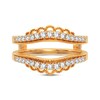 Thumbnail Image 2 of Diamond Vintage-Inspired Enhancer Ring 1/3 ct tw Round-cut 14K Yellow Gold