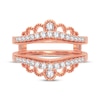 Thumbnail Image 3 of Now + Forever Diamond Vintage Style Enhancer Ring 3/8 ct tw Round-cut 14K Rose Gold