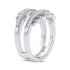 Thumbnail Image 2 of Now + Forever Diamond Vintage Style Enhancer Ring 3/8 ct tw Round-cut 14K White Gold