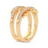 Thumbnail Image 1 of Diamond Vintage Style Enhancer Ring 3/8 ct tw Round-cut 14K Yellow Gold