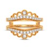 Thumbnail Image 2 of Diamond Vintage Style Enhancer Ring 3/8 ct tw Round-cut 14K Yellow Gold