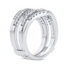 Thumbnail Image 1 of Diamond Double Row Enhancer Ring 5/8 ct tw Round-cut 14K White Gold