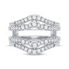 Thumbnail Image 3 of Now + Forever Diamond Double Row Enhancer Ring 5/8 ct tw Round-cut 14K White Gold