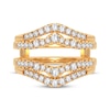 Thumbnail Image 3 of Now + Forever Diamond Double Row Enhancer Ring 5/8 ct tw Round-cut 14K Yellow Gold