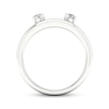 Thumbnail Image 4 of Now + Forever Round-Cut Diamond Enhancer Ring 1/4 ct tw 14K White Gold