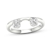Thumbnail Image 1 of Now + Forever Round-Cut Diamond Enhancer Ring 1/2 ct tw 14K White Gold