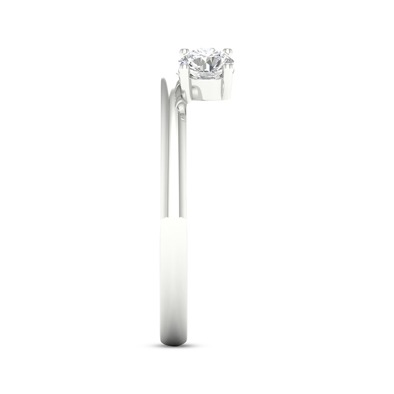 Main Image 3 of Now + Forever Round-Cut Diamond Enhancer Ring 1/2 ct tw 14K White Gold