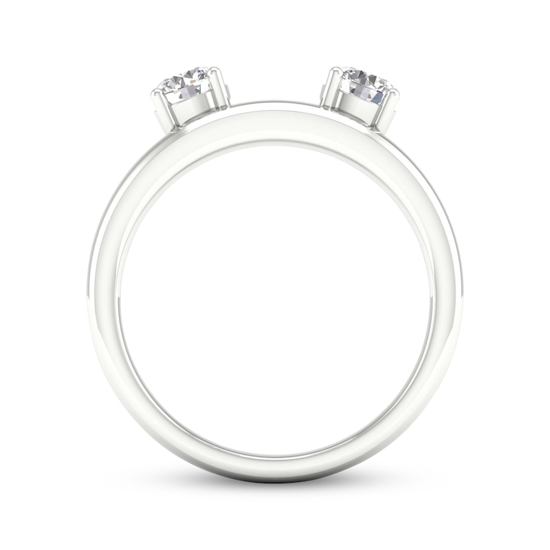 Main Image 4 of Now + Forever Round-Cut Diamond Enhancer Ring 1/2 ct tw 14K White Gold