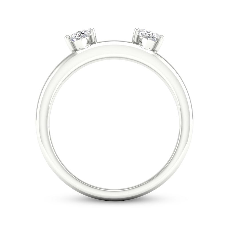 Main Image 4 of Now + Forever Marquise-Cut Diamond Enhancer Ring 1/2 ct tw 14K White Gold