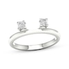 Thumbnail Image 1 of Now + Forever Princess-Cut Diamond Enhancer Ring 1/4 ct tw 14K White Gold