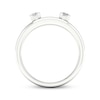 Thumbnail Image 4 of Now + Forever Princess-Cut Diamond Enhancer Ring 1/4 ct tw 14K White Gold