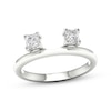 Thumbnail Image 1 of Now + Forever Princess-Cut Diamond Enhancer Ring 1/2 ct tw 14K White Gold