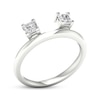 Thumbnail Image 2 of Now + Forever Princess-Cut Diamond Enhancer Ring 1/2 ct tw 14K White Gold