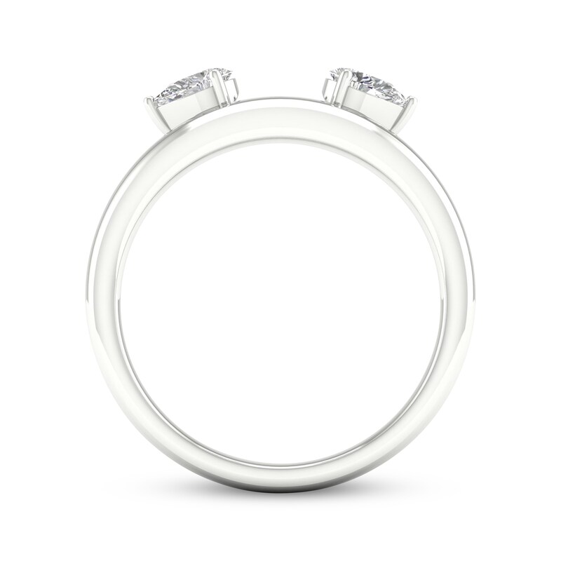 Main Image 4 of Now + Forever Pear-Shaped Diamond Enhancer Ring 1/4 ct tw 14K White Gold