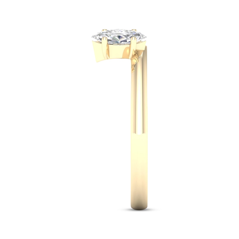 Main Image 3 of Now + Forever Marquise-Cut Diamond Enhancer Ring 1/2 ct tw 14K Yellow Gold