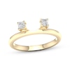 Thumbnail Image 1 of Now + Forever Princess-Cut Diamond Enhancer Ring 1/4 ct tw 14K Yellow Gold
