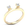 Thumbnail Image 2 of Now + Forever Princess-Cut Diamond Enhancer Ring 1/4 ct tw 14K Yellow Gold