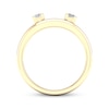 Thumbnail Image 4 of Now + Forever Princess-Cut Diamond Enhancer Ring 1/4 ct tw 14K Yellow Gold