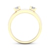 Thumbnail Image 4 of Now + Forever Princess-Cut Diamond Enhancer Ring 1/2 ct tw 14K Yellow Gold
