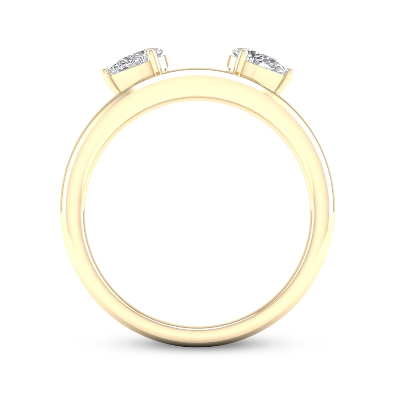 Main Image 4 of Now + Forever Pear-Shaped Diamond Enhancer Ring 1/4 ct tw 14K Yellow Gold