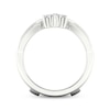 Thumbnail Image 4 of Now + Forever Baguette & Round-Cut Diamond Enhancer Ring 1/2 ct tw 14K White Gold