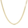 Thumbnail Image 1 of Curb Chain Necklace 3.9mm Solid 10K Yellow Gold 18”