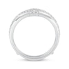 Thumbnail Image 3 of Now + Forever Baguette & Round-Cut Diamond Enhancer Ring 1/2 ct tw 14K White Gold