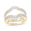 Thumbnail Image 1 of Now + Forever Round-Cut Diamond Double-Row Enhancer Ring 3/4 ct tw 14K Yellow Gold