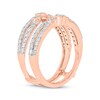 Thumbnail Image 2 of Now + Forever Vintage-Style Round-Cut Diamond Double-Row Enhancer Ring 3/4 ct tw 14K Rose Gold