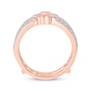 Thumbnail Image 3 of Now + Forever Vintage-Style Round-Cut Diamond Double-Row Enhancer Ring 3/4 ct tw 14K Rose Gold