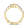 Thumbnail Image 3 of Now + Forever Vintage-Style Round-Cut Diamond Double-Row Enhancer Ring 3/4 ct tw 14K Yellow Gold