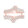 Thumbnail Image 4 of Now + Forever Baguette & Round-Cut Diamond Enhancer Ring 1 ct tw 14K Rose Gold