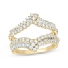 Thumbnail Image 1 of Now + Forever Baguette & Round-Cut Diamond Enhancer Ring 1 ct tw 14K Yellow Gold