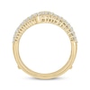 Thumbnail Image 3 of Now + Forever Baguette & Round-Cut Diamond Enhancer Ring 1 ct tw 14K Yellow Gold